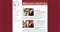Desktop Screenshot of midwesternhoofcare.com