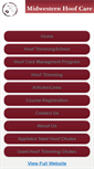 Mobile Screenshot of midwesternhoofcare.com